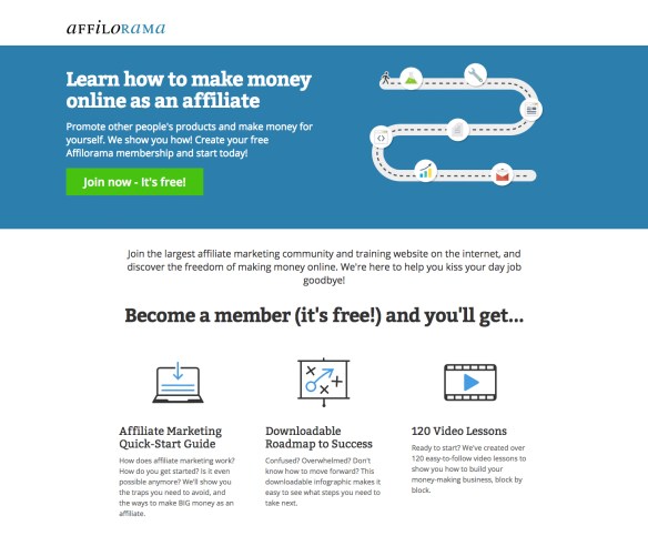 AFFILORAMA FREE AFFILIATE MARKETING TRAINING